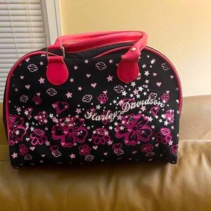 Harley Davison small purse/bag- colors are pink & black